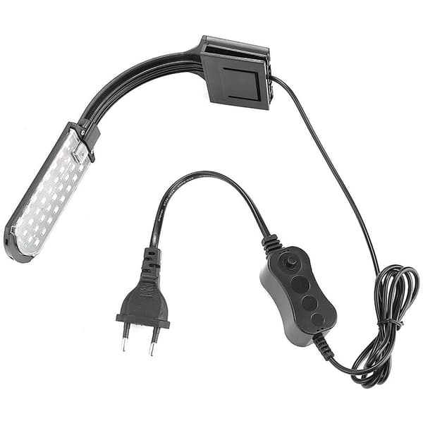 Akvarium LED-plantelys Clip-on-belysning 220-250V EU-plugg