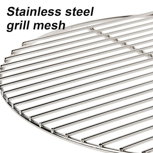 Eldstartarkanaler Integrerade i Kraftigt Kolgaller för Klotgrill, Enkel Montering Rostfritt Stål Grillgaller Säkerställer Aldrig Rost
