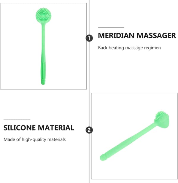 1 manual tool, manual tool, silicone back massager, body