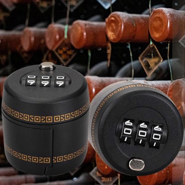 Wine Bottle Lock Combination Password Code Lock Anti-theft Wine Stopper Digital Lock for Home Bar