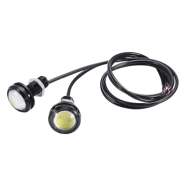2x 18w Eagle Eye-lampe Daglys LED DRL Tåkelys Dagkjørelys Bil Lys Baklys