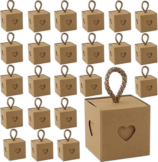 Presentförpackningslåda, 30 st Bröllopsfestlåda, Presentask i kartong