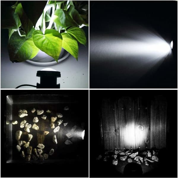Solcellelamper til dam, 6 LED undervandslys, solcellelamper til undervandslandskab, til havefontæne, udendørs pool (kold hvid)