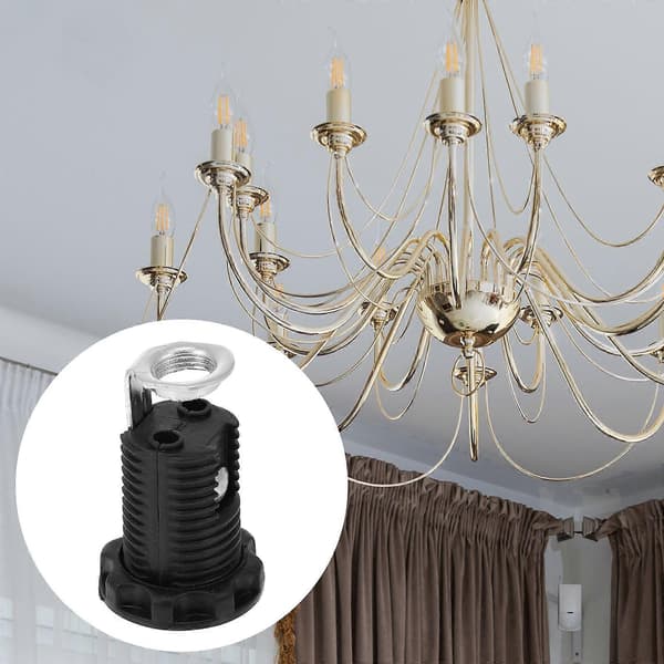 10 pcs E12 Plug-in Screw Light Socket Bulb Holder Pendant Lamp Holder