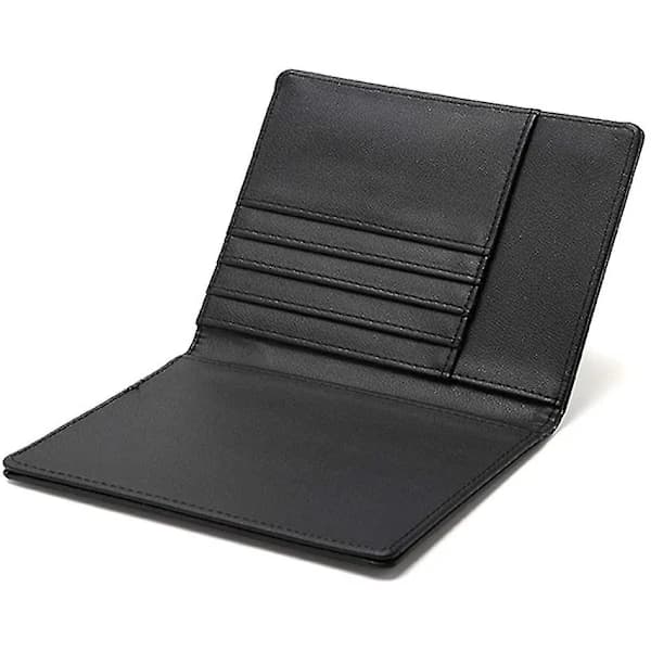 Læderpasfodral med RFID-beskyttelse, rejsepung, pasholder, pasfodral