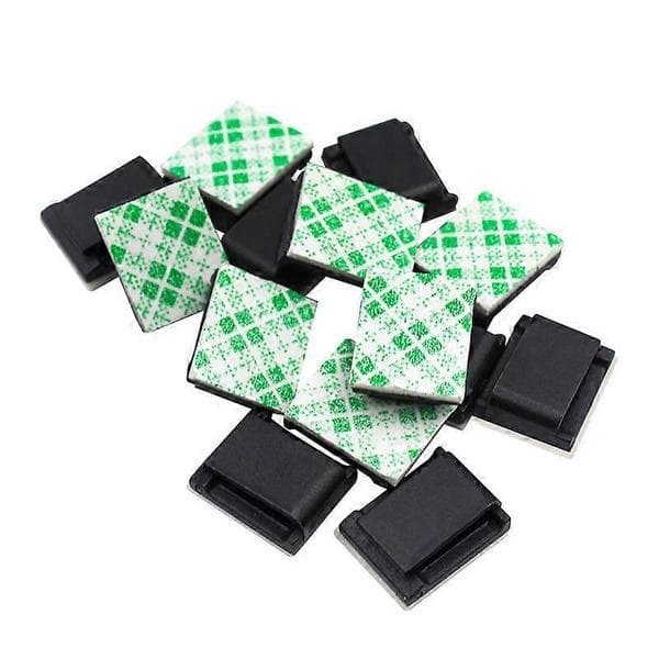 Practical and beautiful 30 pcs/lot self-adhesive cable holder, cable tie clip compatible with for attaching LED strip connector