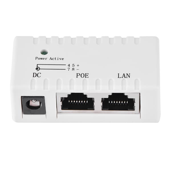 POE Splitter Adapter för LAN-nätverk - Vit