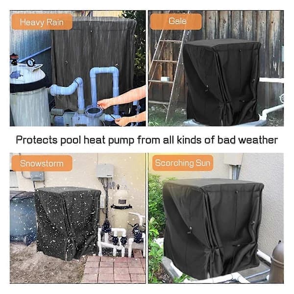 NA/Poolvarmepumpedæksel, Varmepumpebeskyttelse, Poolvarmepumpedæksel til vinteren