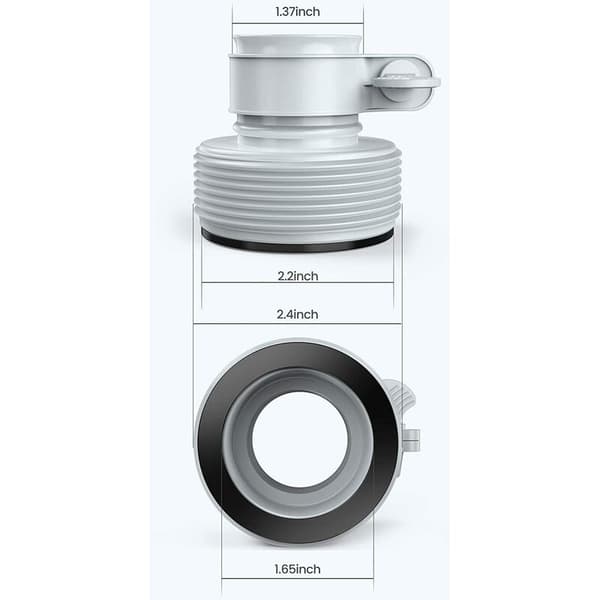 Intex - 29061 - Sett med 2 32-38mm adaptere