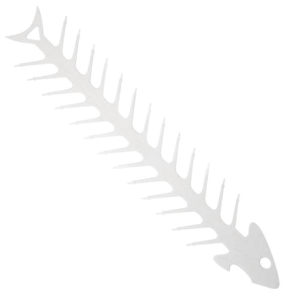 Stainless Steel Fish Bone Grill Rack, Outdoor Meat Grilling Tool