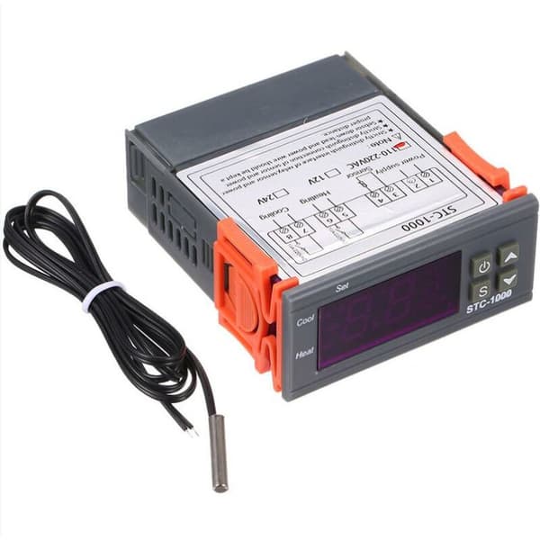 Digitalt display af termostat automatisk køling og varmekontakt, 24V