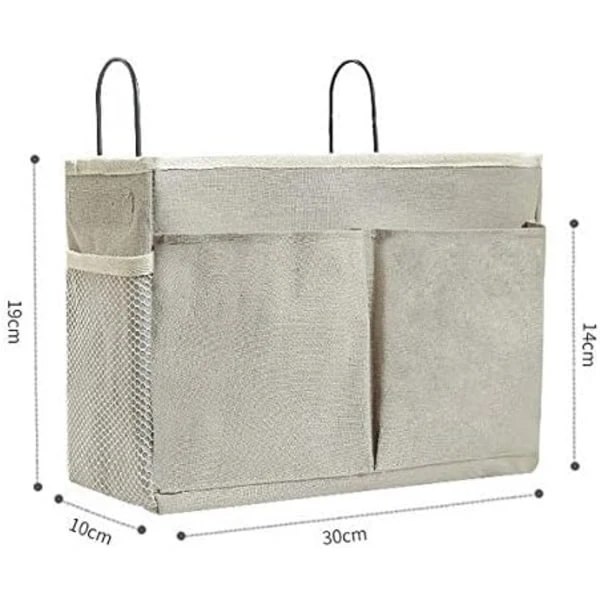 Bedside Caddy/Bed Storage Bag Hanging Organizer for Bunk Bed