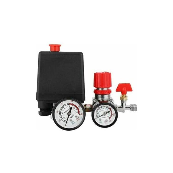 Luftkompressor trykafbryder med manometerregulator