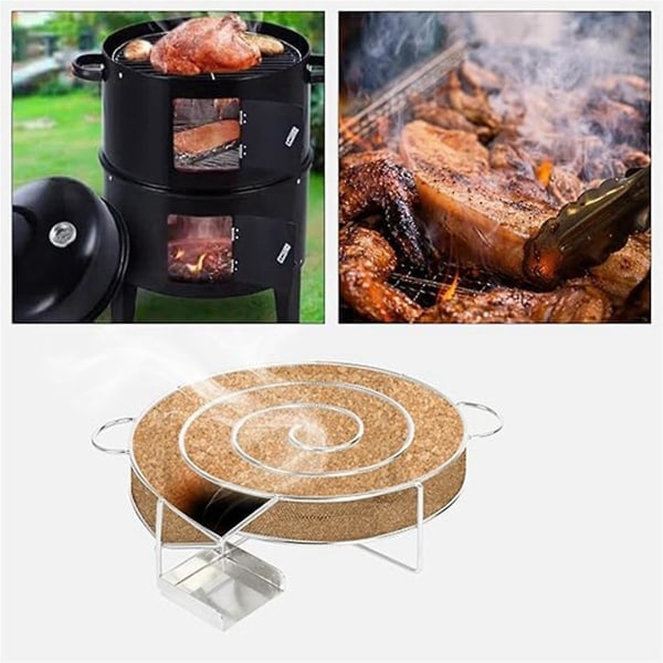 R?kkorg Kryddst?ll i rostfritt st?l R?kbricka Kall r?kgenerator R?kl?da Utomhusgrill