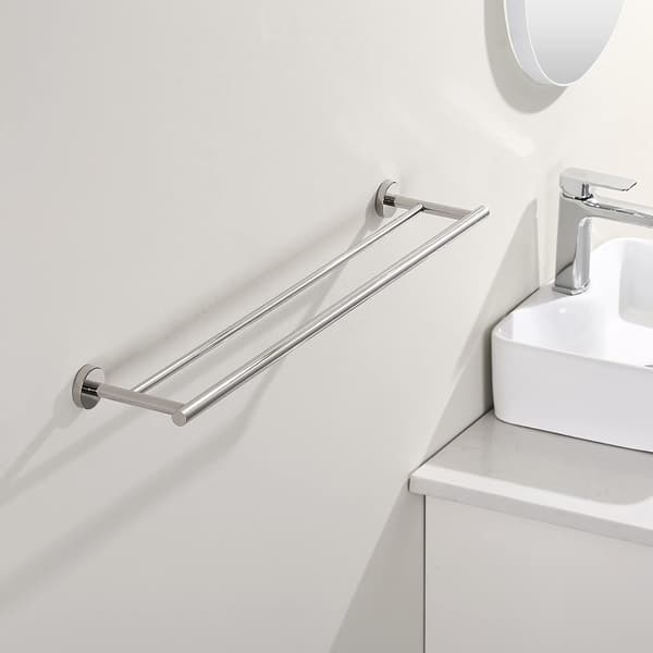 304 rustfritt stål dobbel håndkleholder