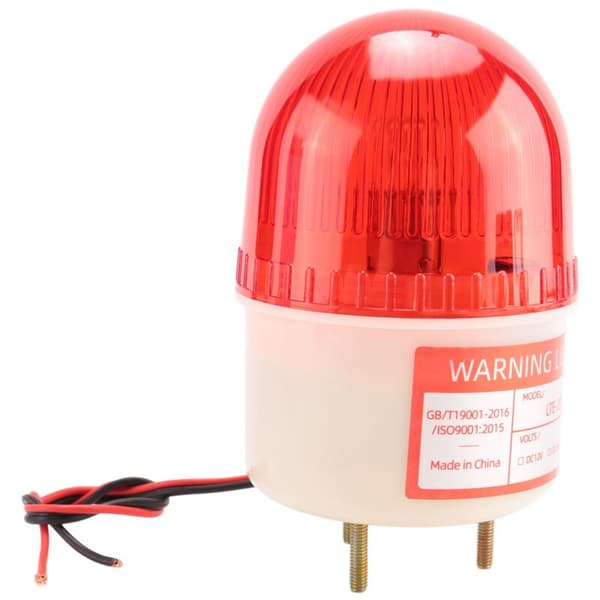 AC 220V 15W Red Industrial Fire Tower Signal Flash Warning Light
