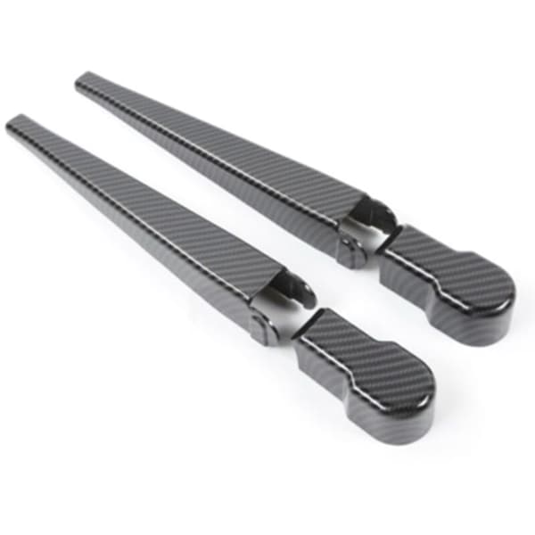 Fiber Vindusviskerdeksel Trim for Wrangler JK 07-17