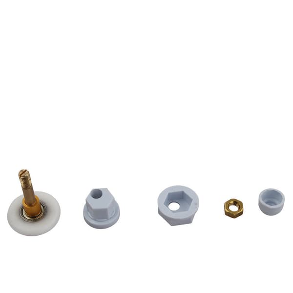 Dusjdør Glideskinner, Holdbare, Vanntette og Rustfrie (4-pakning) 19mm