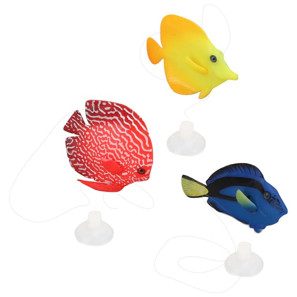 Glowing Clownfish Simulation Artificial Fish - 3 Pcs for Aquarium