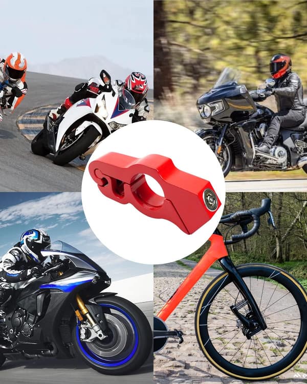 Motorcycle Handlebar Lock Heavy Duty Adjustable with 2 Keys, Anti-theft