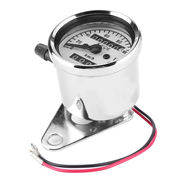 Universal Motorcycle Speedometer Odometer 12V Night Display Gauge Kilometre Table