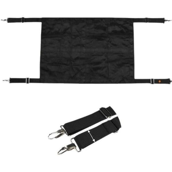Hardware Breathable Mesh Guard, Walking Fence | Windproof Oxford Cloth Construction (Black)