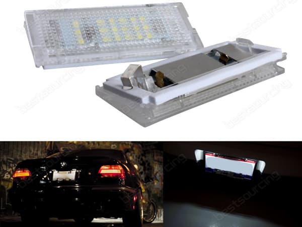 BMW E46 sedan + Touring Led nummerpladelys 1998-05 styling 70 70