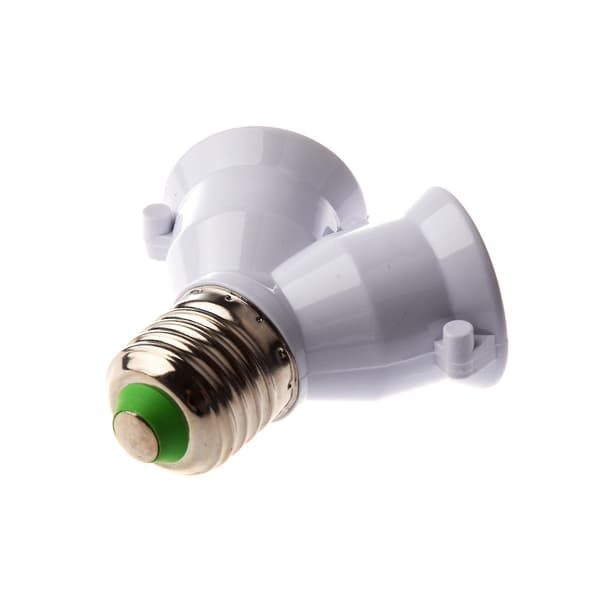 3x E27 1 til 2 E27 LED-pæreadapteromformerfordeler shuntbasekontakt