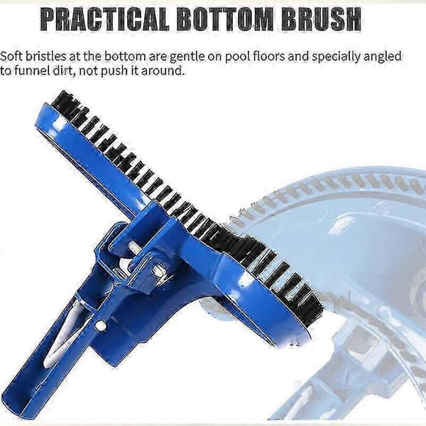 Mini Jet Pool Vacuum Cleaner with Portable Quick Cleaning Suction Nozzle with Brush