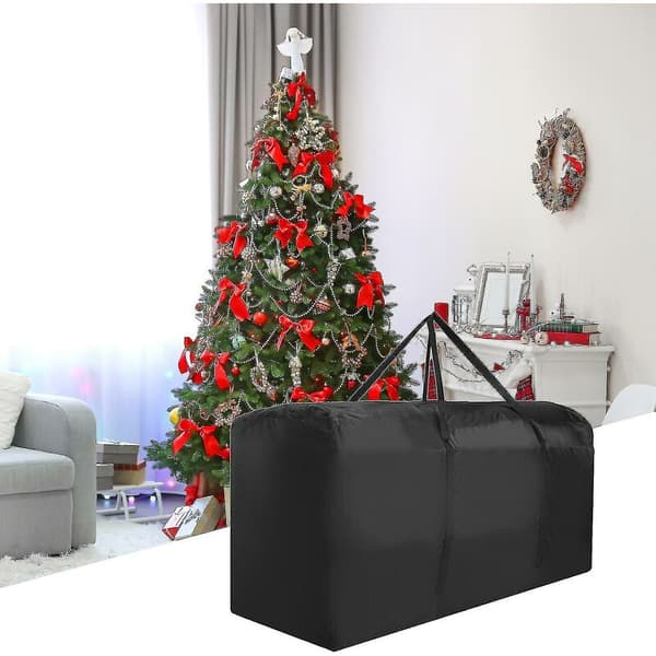 Christmas Tree Storage Bag Sturdy Christmas Tree Bag with Durable Handles and Double Zipper