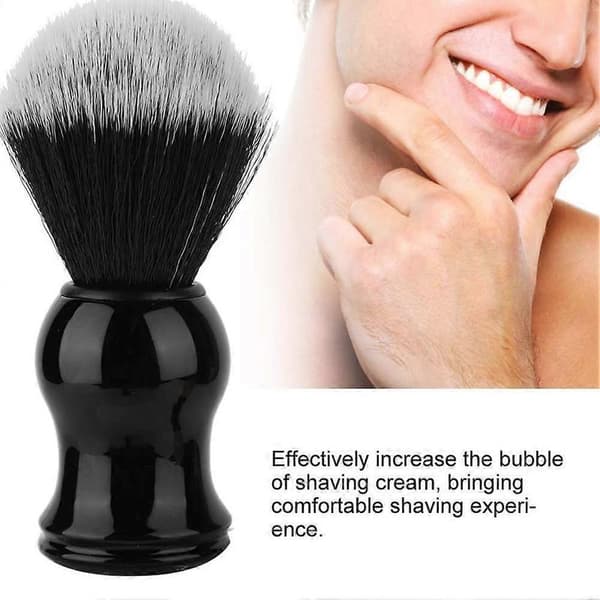 Portable Shaving Brush Men Super Soft Bristle Delicate Handle Beard Shaving Brush Barber Salon