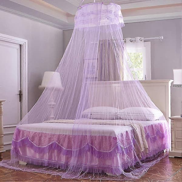 Net for Bed, Size Bed Canopy Hanging Mosquito Net, Round Arch Sheer Bed C