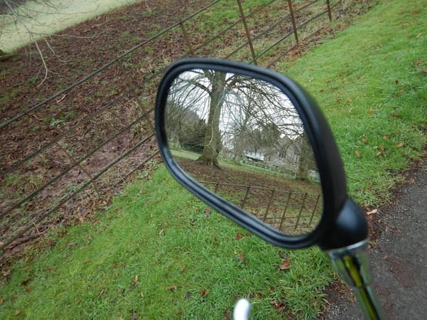 Sæt med 2 spejle til cykel, scooter, kørestol osv.