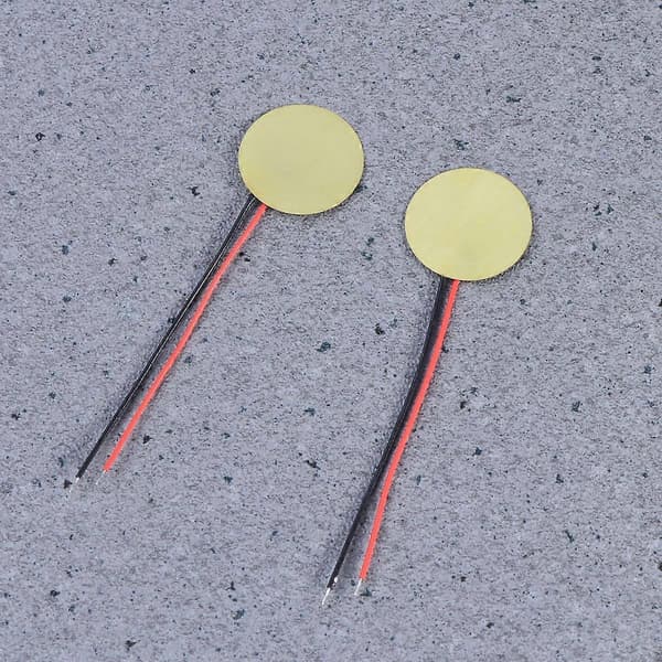 10 stk 20mm Piezo Disk Membran Element Summer Kobberplade Piezoelektrisk Keramisk Chip med Ledninger