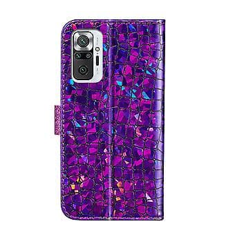 Läderfodral för Xiaomi Redmi Note 10 Pro (Lila)
