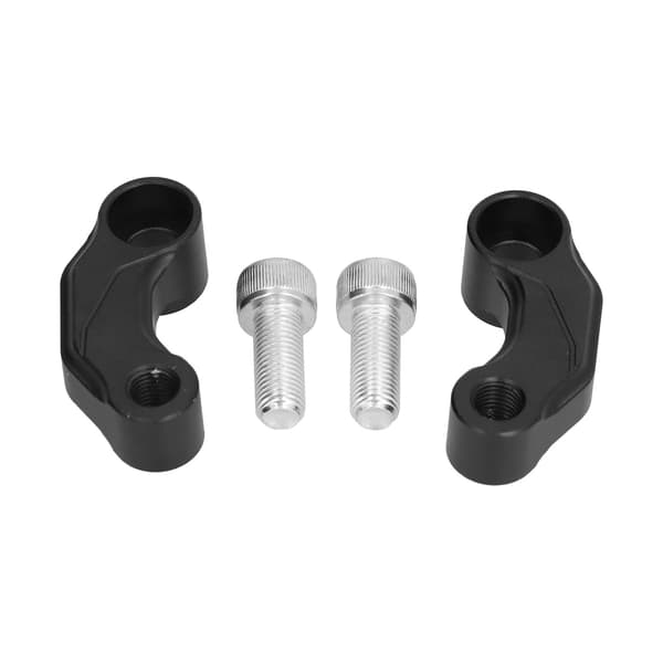 2 PCS Rearview Mirror Extension Bracket Replacement for SUZUKI Vstrom DL1000 2014-2019 (Black)