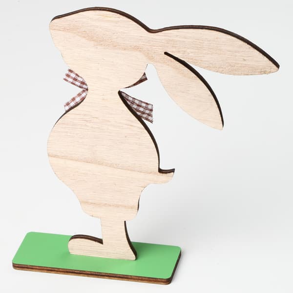 Easter Wooden Rabbit Standing Table Decoration Rabbit Sign Table Decoration Rabbit Decoration Rabbit Spring Decoration Easter Wood