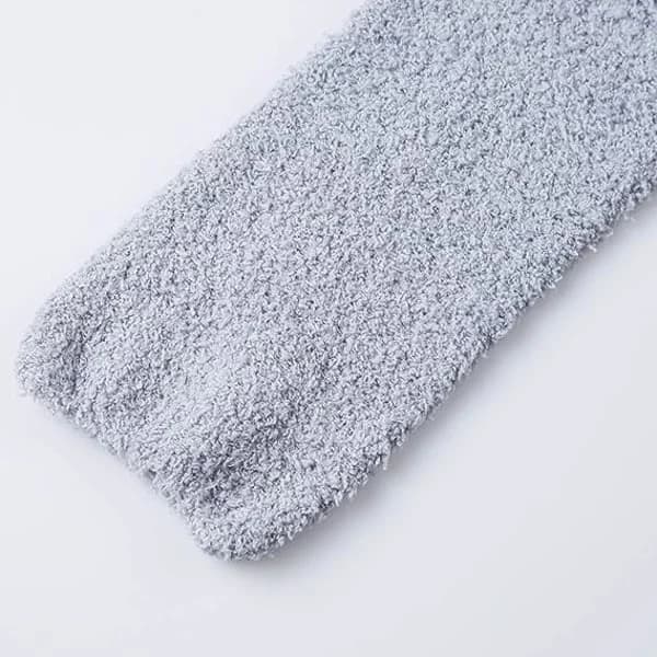 6 par fluffy herrestrømper vintertøfler fleece strømper mænd