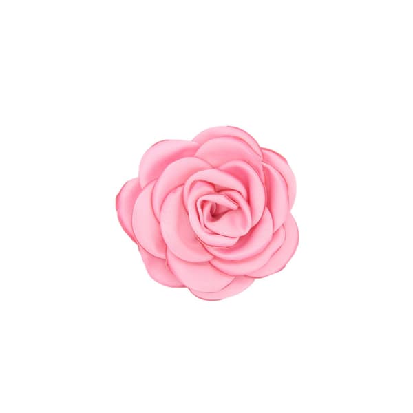 Stor kameliabrosje for kvinner Satengstoff Blomsterbrosje Slagsnåler Elegant silkekameliablomst Overdimensjonert brosje Bryllup