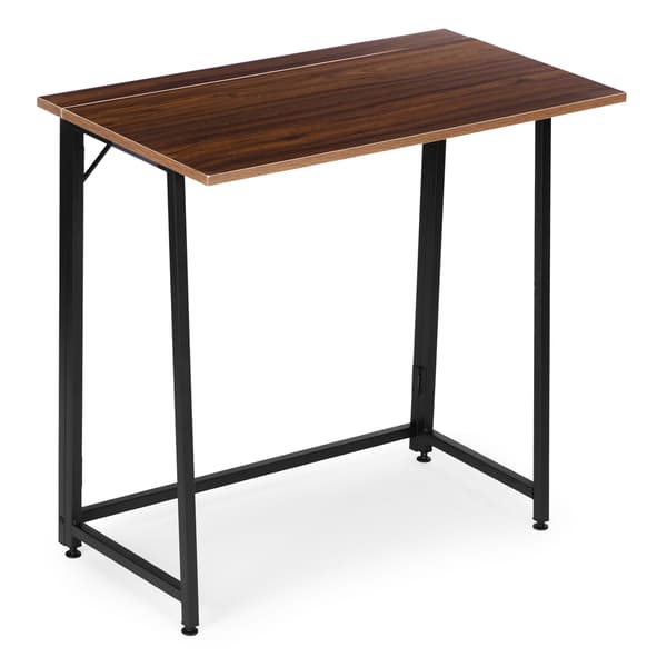 Foldable laptop table, 80x45 cm, loft style, MDF and metal