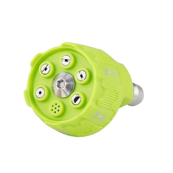 6-in-1 Adjustable Nozzle for 1/4 Inch Connection Adapter 3000psi Cleaning
