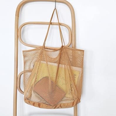 Damemesh-taske (Khaki) khaki khaki