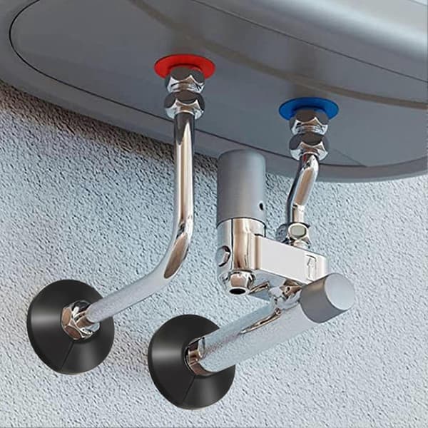 10st Radiator Pipe Cover Smooth Surface Easy to Install Convenient Wall Pipe Decoration Home Accessories Black