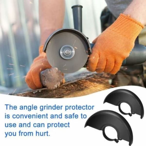 2 pcs Angle Grinder Guard Grinding Cover Black Angle Grinder Guard Angle Grinder Protection 125/115p Grinding Guard