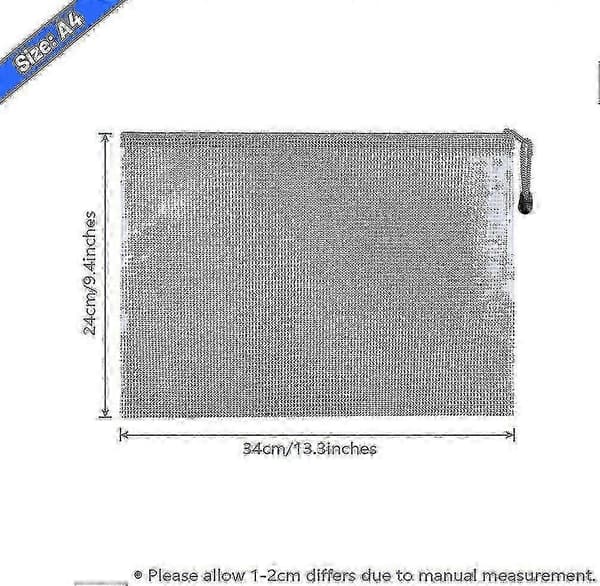 【LD】A4 Document Pockets 30-pack Compatible with Ipow Zippered Mesh Bags