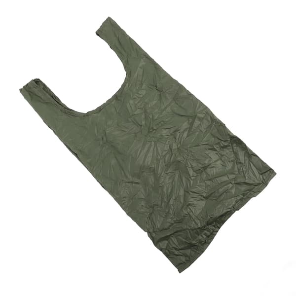 Foldable Practical Shopping Bag Small Lightweight Reusable Large Capacity Storage Bag (Green)