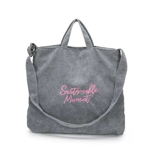 Snørepose håndtaske skuldertaske shopper mulepose