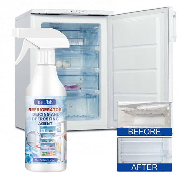 Household Refrigerator and Freezer Defrosting Spray - Melts Ice and Snow, De-icing Agent, 120ml