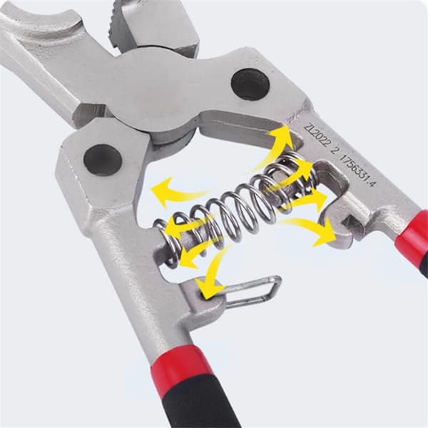 Geothermal pipe removal pliers, remove separator, remove geothermal pipe,