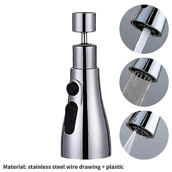 Universal Pressure Faucet Nozzle Mixer Replacement Pull-Down Spray Head Multifunctional Kitchen Bathroom Faucet A A